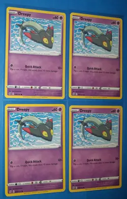 4x Dreepy 089/192 89/192 Pokemon card Rebel Clash common NM - Image 1