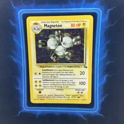 ⭐ Magneton 11/62 ⭐ Original Holo Rare Fossil Set Pokemon Card WOTC 1999 - Image 2