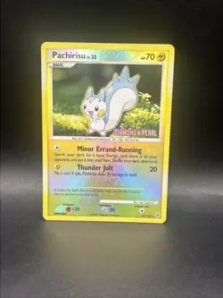 Pokemon TCG Pachirisu Diamond & Pearl 35/130 Reverse Holo Stamped - Image 1