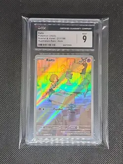 Pokemon Ralts 211/198 Scarlet & Violet Base Set Illustration Rare - Image 1