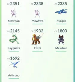 Pokemon Go PTC Acc, Guaranteed Lucky Armor Mewtwo - Image 2