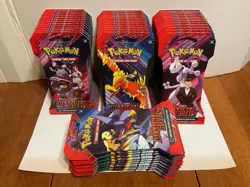 Lot 50 Scarlet & Violet DESTINED RIVALS Pokemon Factory Sealed Booster Packs New - Image 1