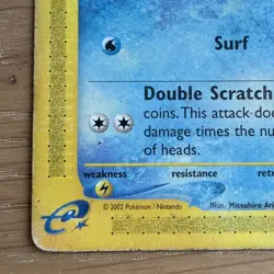 Pokemon TCG Totodile #134/165 Unlimited CCG Expedition - Image 2