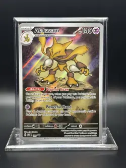2025 Pokemon Mega Evolutions - Alakazam Black Star Promo No. 9 - Image 1