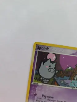 Pokemon TCG Spoink EX Crystal Guardians 62/100 Reverse Holo - Image 4
