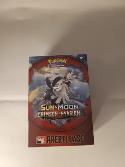 Pokemon Sun and Moon Crimson Invasion PreRelease Kit Sealed Build Battle - Image 1