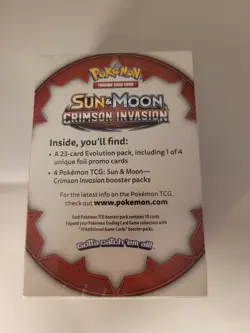 Pokemon Sun and Moon Crimson Invasion PreRelease Kit Sealed Build Battle - Image 3