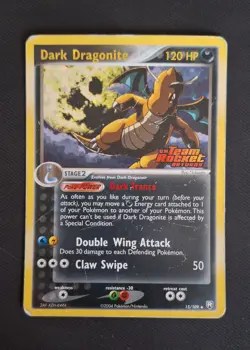 Pokemon Dark Dragonite 15/109 Reverse Holo Stamped EX Team Rocket Returns HP - Image 1