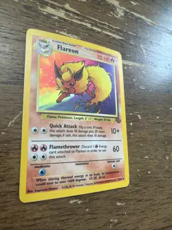 Pokemon TCG Flareon Jungle 3/64 Holo Unlimited Holo Rare - Image 3