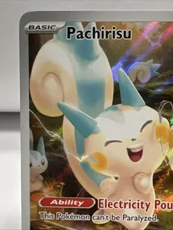 Pokemon TCG Scarlet & Violet Base Pachirisu Illustration Rare 208/198 One Owner - Image 2
