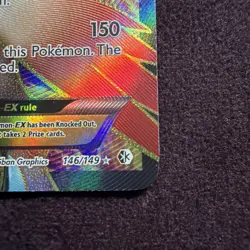 Pokemon White Kyurem EX Full Art - 146/149 Black & White Boundaries Crossed NM - Image 2