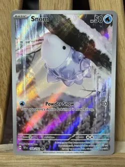 Snom 168/162 Illustration Rare IR Pokemon TCG Sv05 Temporal Forces NEAR MINT NM - Image 1