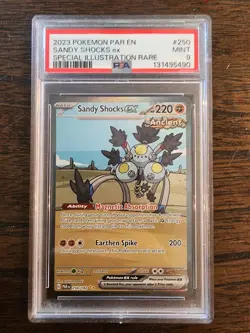 Sandy Shocks Ex SIR 2023 Pokemon Par En #250 PSA 9 - Image 1