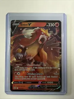 Pokemon TCG - Entei V - Brilliant Stars - 022/172 - Holo - Ultra Rare - Mint - Image 1
