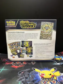 Surging Sparks Pokemon Center Elite Trainer Box ETB Factory Sealed - Image 4
