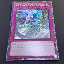 YuGiOh Ice Dragon's Prison (Asian English) Collector's Rare, RC04-AE079 not RA01 - Image 1