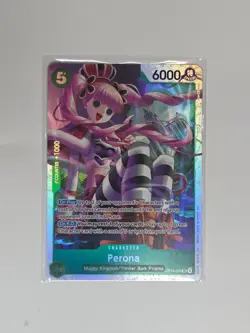 ONE PIECE TCG Perona OP14-033 SR The Azure Sea's Seven Foil English NM - Image 1