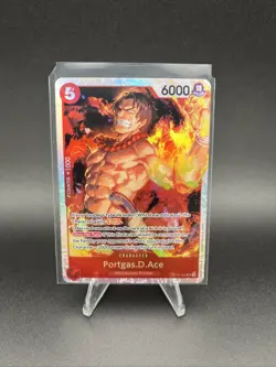 Portgas D Ace ST15-005 Super Rare Foil One Piece Min NM English - Image 1