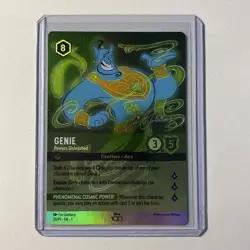 Disney Lorcana 100 Genie Powers Unleashed Alternate Art Holofoil 20/P1 - Image 1