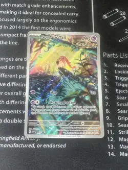 Pokemon Scream Tail 065 Scarlet & Violet Black Star Promo Full Art Holo Card - Image 1