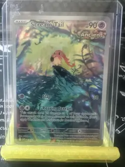 Pokemon Scream Tail 065 Scarlet & Violet Black Star Promo Full Art Holo Card - Image 3
