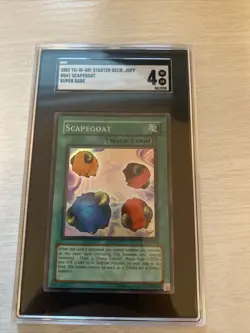 Yu-Gi-Oh Card - SDJ-041- SCAPEGOAT (super rare holo) - NM - Image 1