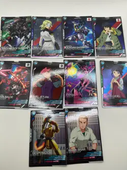 Gundam arsenal base card 10 piece set BANDAI JAPAN TCG - Image 1