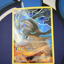 Pokemon Black Kyurem XY80 XY Promo Holo 120 HP Card Pokemon TCG Card Stock - Image 1