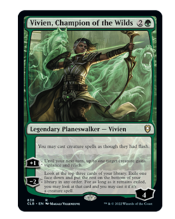Vivien, Champion of the Wilds 838 (Regular) MTG Battle for Baldur's Gate - NM - Image 1