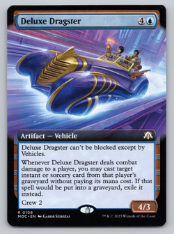 Deluxe Dragster Extended Art - Commander: March of Machine MTG - Image 1