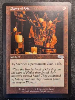 Claws of Gix - Urza's Saga (MTG) - Image 1