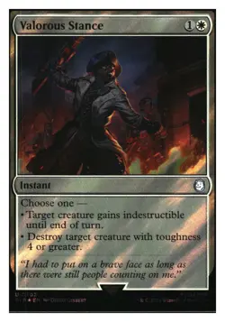 Valorous Stance (surge foil) Fallout MTG - NM+ *Mythic Relics* - Image 1