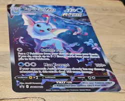 Jumbo Oversized Vaporeon VMAX Card PROMO SWSH182 Pokemon Premium Collection NM - Image 2