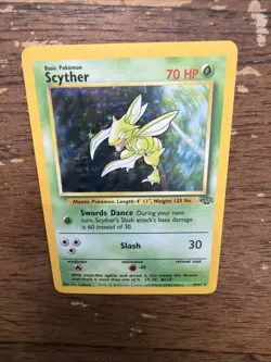 Pokemon TCG Scyther Jungle 10/64 Holo Unlimited Holo Rare - Image 4