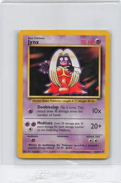 JYNX 31/102 - Base Set - VINTAGE WOTC - Pokemon Card - Unlimited - MP/HP - Image 1