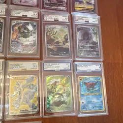 Pokemon Graded Japanese Holo Foil Card Lot Rayquaza Charizard Lugia Gengar - Image 5