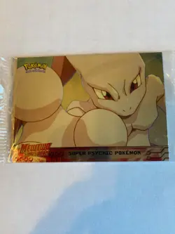 1999 Super Psychic Pokemon - Mewtwo Strikes Back - SEALED Holo Topps sealed - Image 2