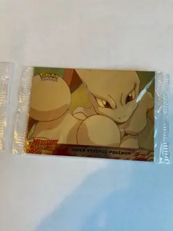 1999 Super Psychic Pokemon - Mewtwo Strikes Back - SEALED Holo Topps sealed - Image 3