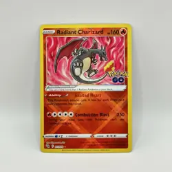 Radiant Charizard Radiant Rare Pokemon GO 011/078 NM Holo *Free Shipping* - Image 1