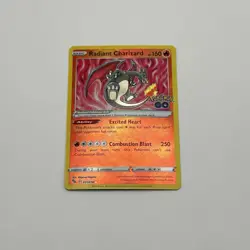 Radiant Charizard Radiant Rare Pokemon GO 011/078 NM Holo *Free Shipping* - Image 2