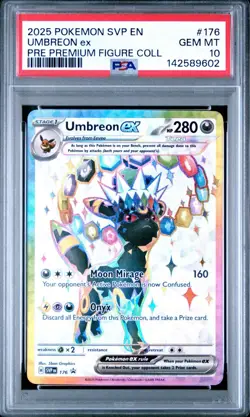 Pokemon SVP EN Umbreon EX #176 Premium Figure Collection Box PSA 10 - Image 1
