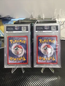 Pokemon TCG 1999 Squirtle #63 Trainer Deck B TWO PSA 6 EX MT (POP 3) - Image 2