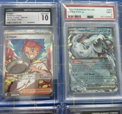 Pokemon 4 Graded Card Lot - CGC Gem Mint 10, Crispin 164, Espeon V 35/69, &more - Image 4