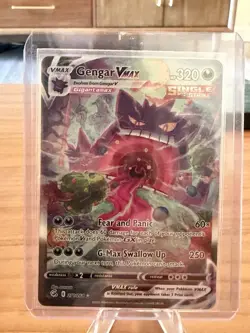 Gengar VMAX 271/264 Alt Art Alternate Art Secret Rare Fusion Strike Pokemon NM - Image 1