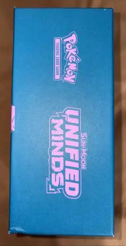 Box Only Pokemon TCG Sun & Moon Unified Minds *Empty Cardboard Box* - Image 5