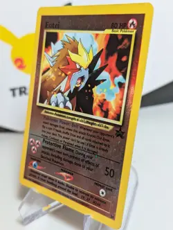 2001 Pokemon TCG Entei Black Star Promo #34 Reverse Holo Nintendo WOTC LP/NM - Image 3