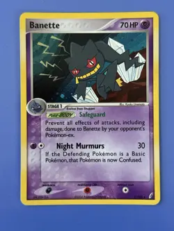 Pokemon EX Crystal Guardians - Banette 1/100 Holo - Holo Rare - LP - Image 1