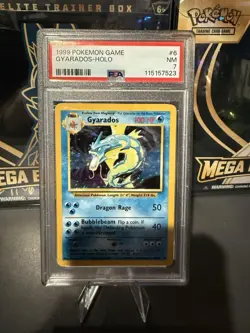 Gyarados HOLO PSA 7 1999 (6/102) - Pokemon TCG 1999 Base Set - Image 1