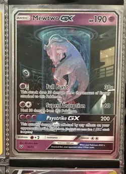 Pokemon TCG Mewtwo GX 78/73 – Hyper Rare (Secret Rare) Set: Shining Legends - Image 1