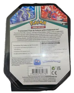 Pokemon Paldea Legends Tin x4 Booster Packs + Koraidon EX Promo FACTORY SEALED - Image 2